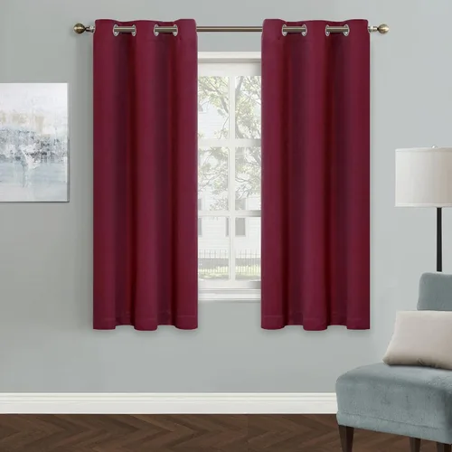 Vista 147 de MYSKY HOME Cortinas Aqua para Armario para Entrada Cortina Opaca para Puerta para Sala de Estar Cortina Oscurecedora de Habitación con Ojales