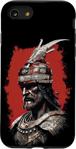 Vista 18 de Funda para iPhone 13 Pro Max Skanderbeg Albanan National Hero Eagle Kosovo Albaner