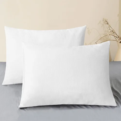 Vista 60 de CaliTime - Paquete de 2 fundas de almohada acogedoras para sofá, decoración del hogar, felpilla suave teñida sólida, 16 x 16 pulgadas, marrón Marrón