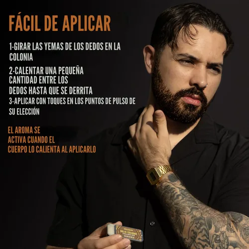 Vista 5 de Viking Revolution Paquete de 8 colonia sólida para hombres, juego de regalo de colonia para hombre, incluye sándalo, vetiver, tabaco dulce, salvia