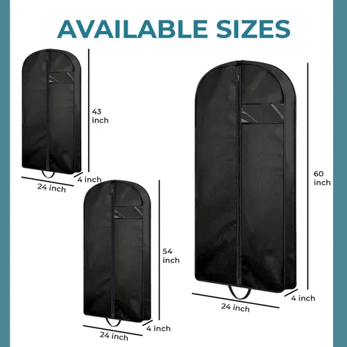 Vista 7 de Personalized Passion Bolsas de ropa para hombres y mujeres, tamaño perfecto de 60 pulgadas, funda de traje para viajes y almacenamiento, bolsa