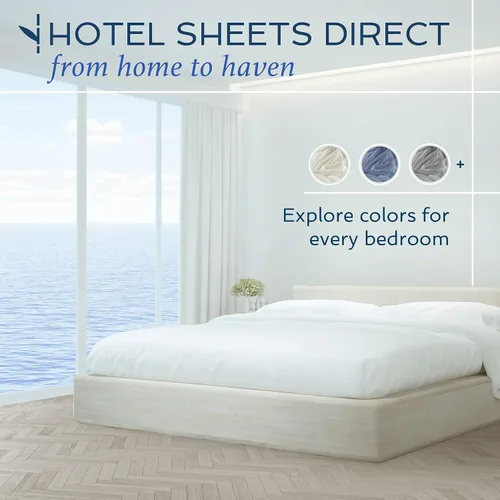 Vista 7 de Hotel Sheets Direct - Fundas de almohada de 100% bambú súper suaves, sedosas y frías, resistentes al sudor, absorbentes de humedad