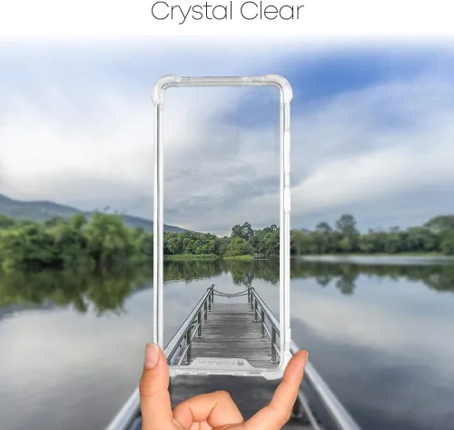 Vista 2 de GOOSPERY Funda para Galaxy S20, cubierta protectora transparente con esquinas reforzadas, funda híbrida delgada a prueba de golpes para Samsung
