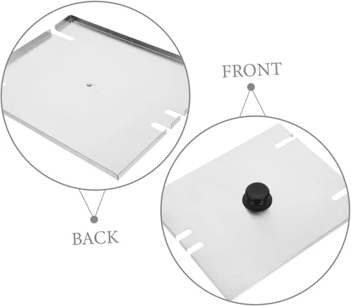 Vista 8 de Ciieeo Tapa de repuesto de acero inoxidable fácil de limpiar tapa para freidora eléctrica estilo aleatorio