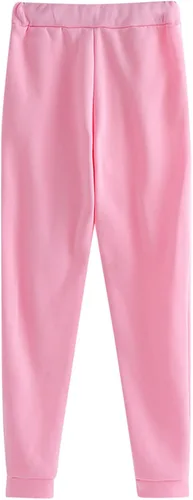 Vista 6 de Conjunto deportivo de 2 piezas para hombre, para otoño e invierno, casual, color liso, deportivo, gimnasio, bolsillos, sudadera de manga larga