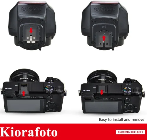 Vista 5 de Multi interfaz MI Hot Shoe Cover Protector Cap para Sony A7IV III ZV-E10 ZV1 A7C A7SIII A7RIV A6600 A6500 A6400 A6300 A6100 A6000 Cámara Flash