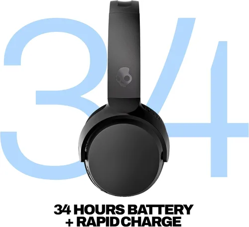 Vista 2 de Skullcandy Riff Wireless 2 Auriculares Bluetooth en la oreja - Negro Negro verdadero