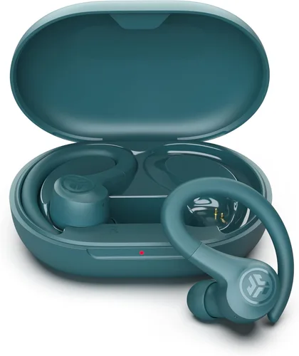 Vista 15 de JLab Go Sport+ - Auriculares inalámbricos de entrenamiento con llamadas claras C3, diseño deportivo de gancho seguro, tiempo de reproducción