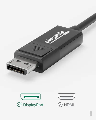 Vista 6 de Adaptador enchufable de USB-C a HDMI/DP/VGA.