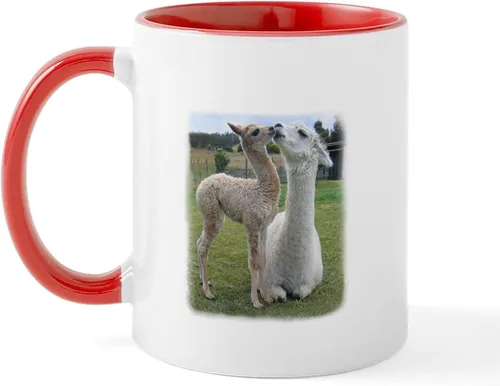 Vista 17 de CafePress A Special Alpaca Moment - Taza de café de cerámica (11.0 fl oz)
