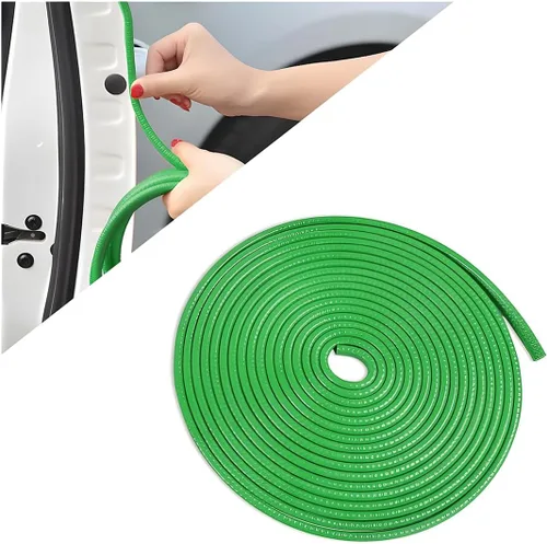 Vista 10 de Protector de borde para puerta de automóvil, sello de goma universal en forma de U, protectores de borde de barco de aluminio, no requiere