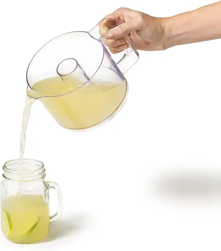 Vista 9 de Starfrit Exprimidor eléctrico de cítricos - 27.1 fl oz - Conos de jugo de 2 tamaños - Rotación inversa automática - 30W
