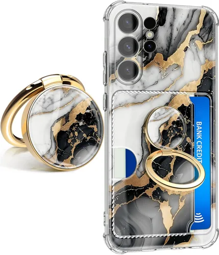 Vista 23 de Funda para Samsung Galaxy S23 FE con protector de pantalla, suave, a prueba de golpes, transparente, floral, funda protectora para mujer, diseño