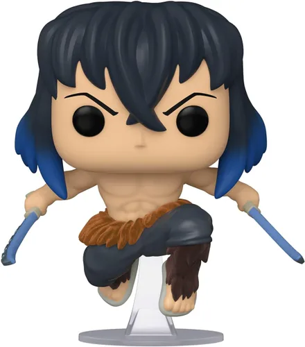 Vista 4 de Funko POP Animation: Demon Slayer - Exclusivo de Inosuke (Flocado)