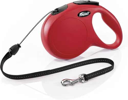 Vista 2 de Flexi - Correa retráctil de 5 m para perros de hasta 15kgs, pequeña, azul neón