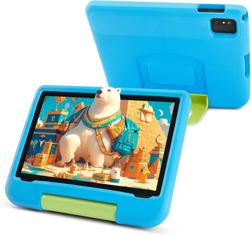 Vista 14 de Tabletas Android 15 – Tableta para niños de 10 pulgadas con funda, Octa-Core, 8 GB+64 GB de almacenamiento (expandible a 1 TB), cámara dual