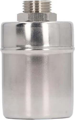 Vista 2 de Stainless Steel Auto Shut Off Floating Valve for Water Tank Level Control, Compact and Practical Float Valve for Water Tanks, Pools, and More