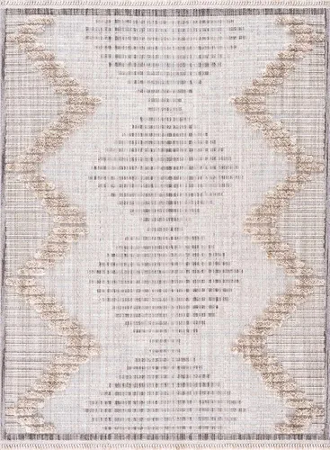 Vista 16 de Hauteloom Aria - Alfombra para sala de estar y dormitorio, con borde geométrico de medallón de diamante, envejecida, bohemio, transicional, tribal