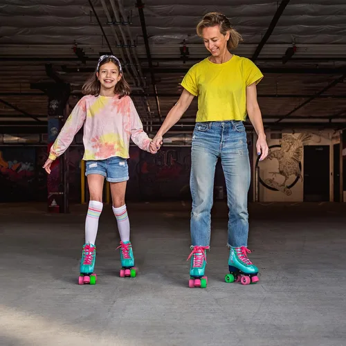 Vista 7 de Lenexa uGOgrl - Patines de ruedas para niña, para niños y niñas - Patines de patinaje para interiores y exteriores - Patines para niños - Patines