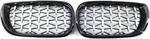 Vista 6 de Parrilla de riñón de parachoques delantero para BMW Serie 3 E46 4 puertas 2002-2005, 1 par