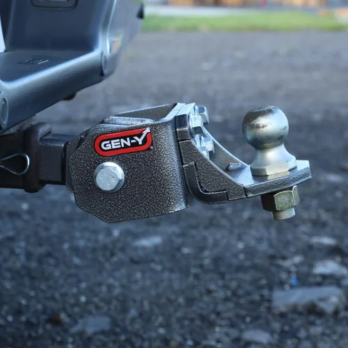Vista 5 de GEN-Y Hitch Soporte de bola para receptor de 2 pulgadas - Plataforma de bola con orificio de montaje de 1 ″ de diámetro, caída de 2 pulgadas