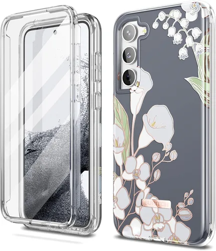 Vista 9 de SURITCH Funda para Samsung Galaxy S23, [Protector de Pantalla Integrado] [Protección de Doble Capa] Protección Completa Resistente a Golpes Funda