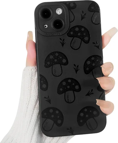 Vista 15 de Lovmooful Funda para iPhone 14 Plus, diseño de mariposa negra (mariposa) 2