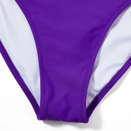 Vista 160 de MOOSLOVER Traje de baño de dos piezas con corte alto y cintura alta para mujer