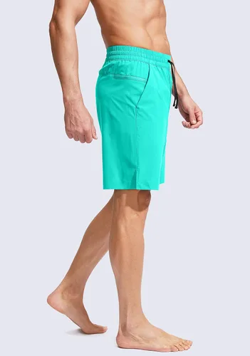 Vista 3 de G Gradual Men's Swim Trunks Quick Dry Bathing Suit Beach Board Shorts for Men with Zipper Pockets and Mesh Lining