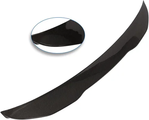 Vista 4 de SCITOO Alerón de fibra de carbono para ventana trasera para BMW F32 420i 428i 430i 435i 440i Coupé negro brillante alerón trasero
