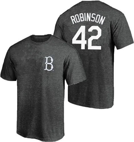 Vista 2 de Outerstuff Jackie Robinson Brooklyn Dodgers #42 Camiseta con nombre y número de jugador de talla juvenil