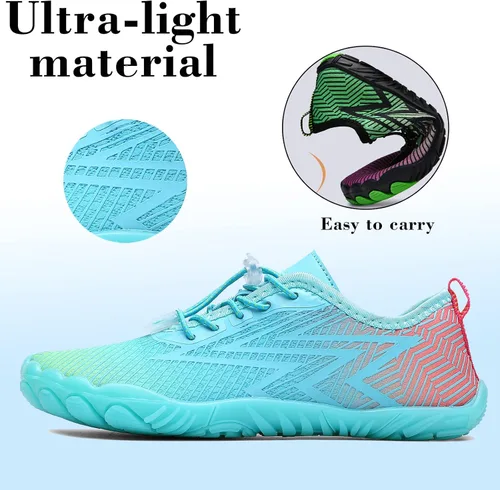 Vista 3 de Chaoslook Zapatos de agua para hombre y mujer de secado rápido zapatos de natación descalzos zapatos de agua para buceo surf piscina playa caminar
