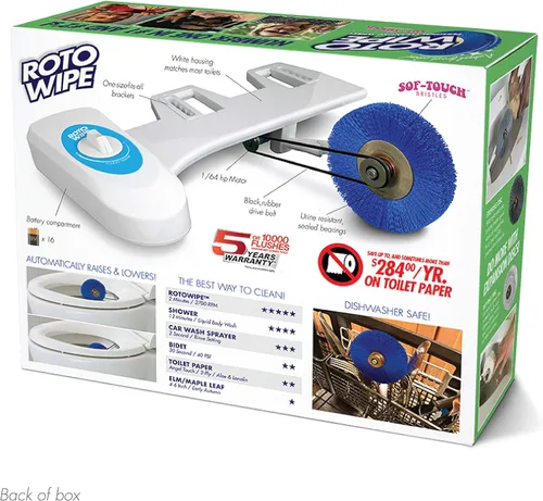 Vista 7 de Roto Wipe – Caja de broma más divertida Divertido regalo vacío para el elefante blanco y Navidad 2025 Caja de regalo divertida para compañeros