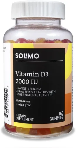 Vista 5 de Amazon Basics - Paquete de gomitas de melatonina y vitamina D3 (2 paquetes)