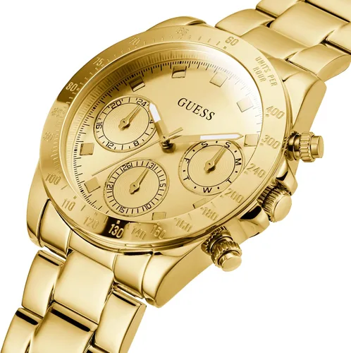 Vista 5 de GUESS 36mm Multifunction Stainless Steel Watch with Crystals