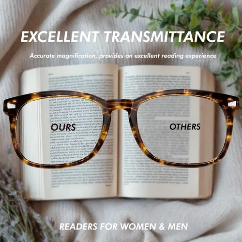 Vista 4 de Lentes de lectura para mujeres y hombres, lectores de luz azul para hombres y mujeres Reading Glasses for Women Men, Eyeglasses, Blue Light