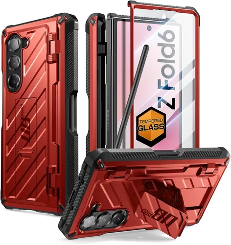 Vista 20 de SUPCASE Unicorn Beetle Pro Series - Funda para Samsung Galaxy Z Fold 3 5G (2021), carcasa resistente de doble capa de cuerpo completo con protector