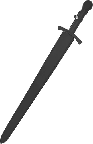 Vista 46 de Medieval Warrior Knights Templar Long Sword with Sheath Steel Guard, Leather Wrapped Handle