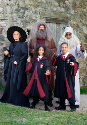 Vista 10 de Disfraz Deluxe de Hermione Granger para Niños de Harry Potter Multicolor