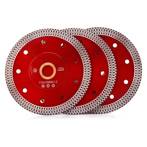 Vista 9 de 3 unids/lote 4 "super fina porcelana diamante hoja de sierra hoja de azulejo para porcelana cerámica
