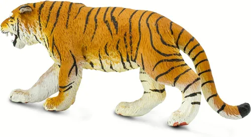 Vista 3 de Safari Ltd. Figura de juguete de tigre de Bengala, realista, pintada a mano de 6 pulgadas, juguete educativo seguro para niños, niñas y niños a