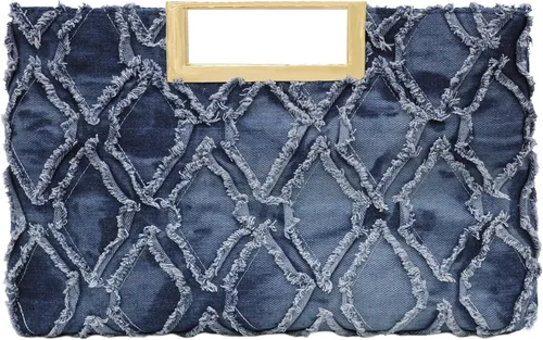 Vista 13 de Milisente Bolso de mano para mujer, formal, casual, brillante, de piel sintética, con asa, para graduación, cóctel, boda