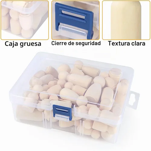 Vista 7 de JMIATRY 100PCS Madera Peg Personas Madera Peg Muñecas Personas de Madera