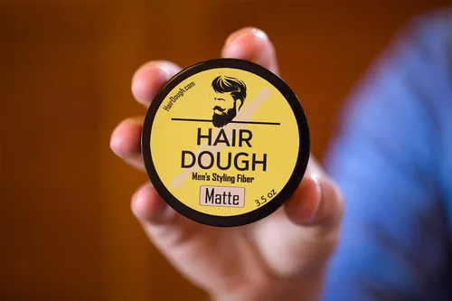 Vista 7 de Hair Dough Arcilla moldeadora para peinar para hombres, cera de acabado mate para peinar el cabello, pasta de cera de fijación fuerte sin brillo
