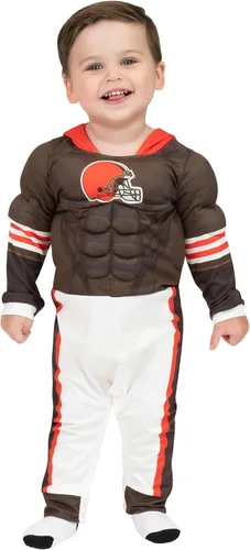 Vista 9 de MODERN HERO NFL - Disfraz de traje muscular para bebés y niños pequeños con licencia oficial #1 Draft Pick
