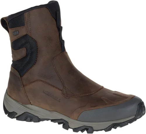 Vista 2 de Merrell Coldpack Ice, Botas de nieve polares impermeables de hombre con cremallera de 8 pulgadas