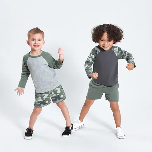 Vista 5 de Gerber Paquete de 3 pantalones cortos de punto sin cordones para bebé niño