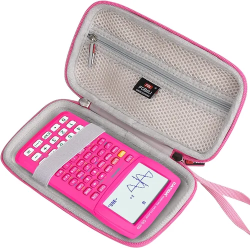 Vista 2 de FBLFOBELI Funda de transporte compatible con calculadora científica CATIGA CS121, impermeable, a prueba de golpes, bolsa de almacenamiento portátil