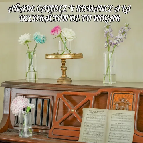 Vista 7 de Juego de 9 jarrones de cristal transparentes para centros de mesa, jarrón de cristal pequeño moderno para bodas, fiestas, centros de mesa