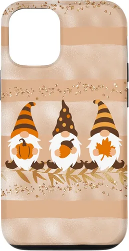 Vista 28 de Fall Autumn Gnomes Phone Case Modern Pastel Cute Beige Case for iPhone 17